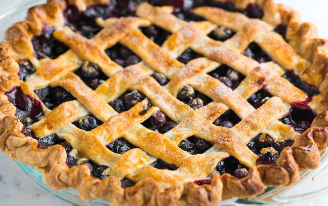 Juicy Blueberry Pie | Burst of Berries in a Flaky Buttery Crust