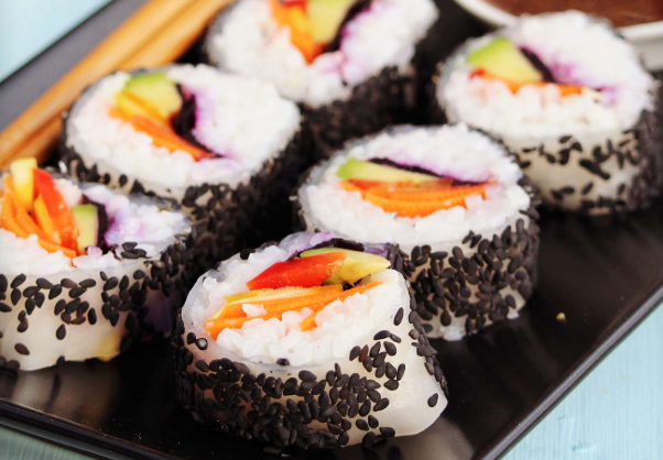 Vegetable Sushi Roll Recipe | Healthy, Fresh & Easy Vegan Sushi