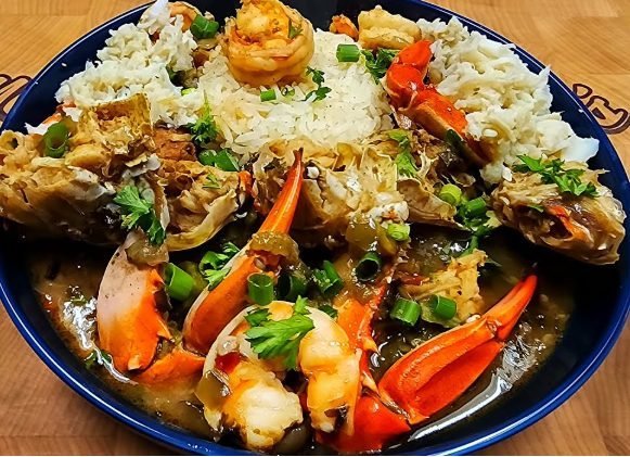 Seafood Gumbo | Rich Cajun Stew with Shrimp, Crab and Bold Spices
