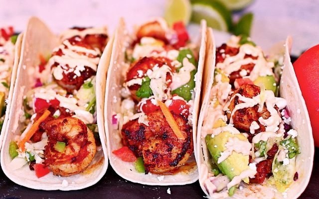 Shrimp Tacos | Zesty, Juicy and Loaded with Fresh Toppings