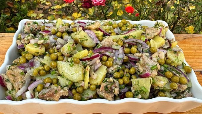 Fish Salad | Light, Fresh and Protein-Packed Healthy Seafood Bowl