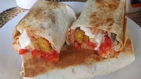 Fish Wrap | Soft Tortilla Filled with Flavorful Fish and Fresh Veggies