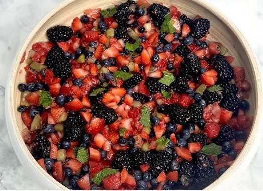 Berry Fruit Salad Recipe | Fresh, Sweet & Antioxidant-Rich Mixed Berries