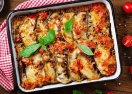 Eggplant and Tomato Gratin