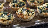 Vegan Spinach, Artichoke Shells
