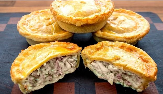 Chicken and Mushroom Pie | Creamy, Savory and Golden-Baked Comfort Food Classic