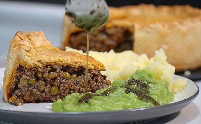 Lamb and Mint Pie | Savory, Aromatic and Golden-Baked Gourmet Comfort Dish