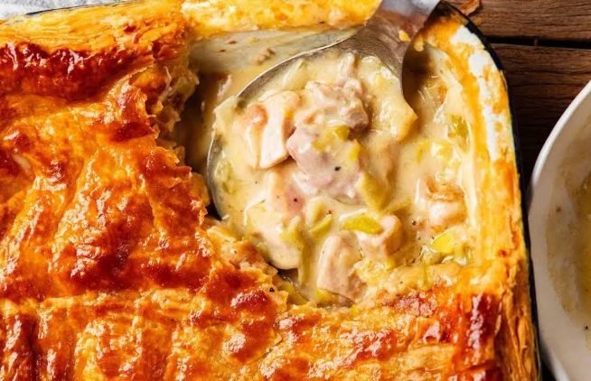 Chicken and Leek Pie | Creamy, Savory and Golden-Baked Classic Comfort Food