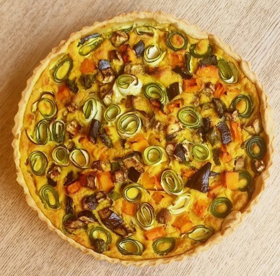 Vegetable Quiche Pie | Creamy, Cheesy and Flavor-Packed Savory Baked Delight