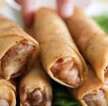 Classic cabbage & carrot spring rolls