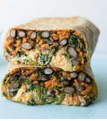 Sweet Potato Black Bean Burrito