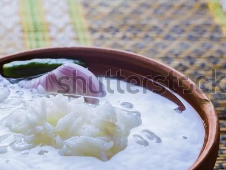 Panta Bhat Shorbot (Fermented Rice Soup)