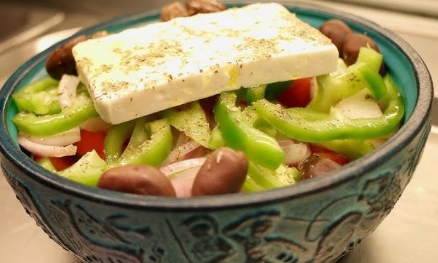 Greek Salad Recipe | Fresh, Crisp & Classic Mediterranean Salad
