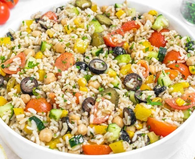 Cold Rice Salad Recipe | Fresh, Light & Flavorful Chilled Rice Dish
