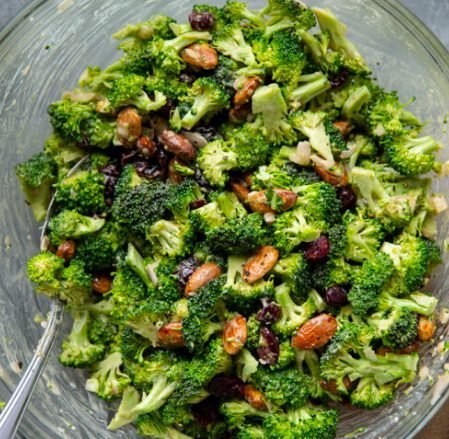 Broccoli Almond Salad Recipe | Crunchy, Healthy & Fresh Vegetable Salad