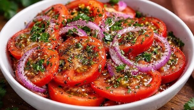 Tomato Onion Salad Recipe | Fresh, Simple & Refreshing Everyday Salad