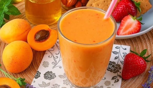 Apricot Smoothie Recipe | Creamy, Fruity & Refreshing Healthy Drink