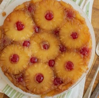 Pineapple Upside Down Cake Recipe | Moist, Caramelized & Classic Dessert