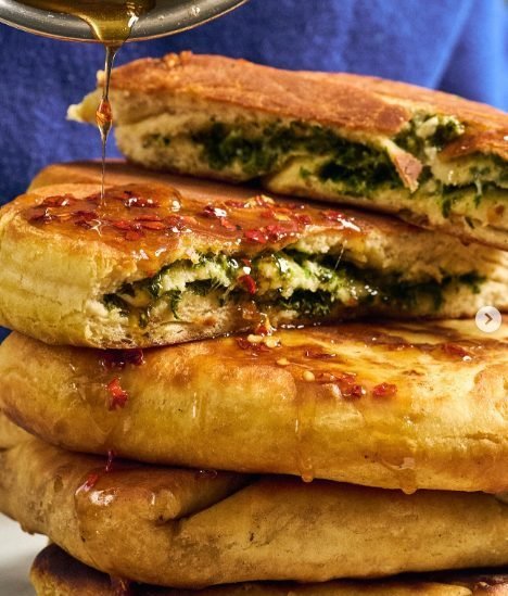 Spinach Feta Pie Recipe | Crispy, Savory & Delicious Baked Pastry