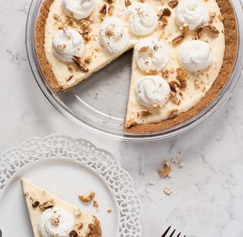 Peach Cream Pie Recipe | Creamy, Fruity & Delicious Homemade Dessert