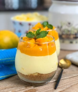 Mango cheesecake