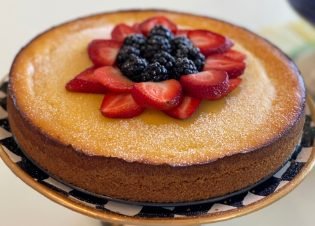 Orange Zest Ricotta Cheesecake