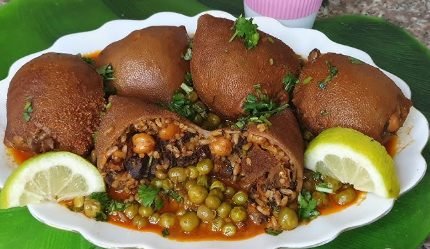 Algerian Osbane Recipe | Traditional Stuffed Lamb Stomach Dish