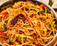 Spicy Garlic Veg Noodles