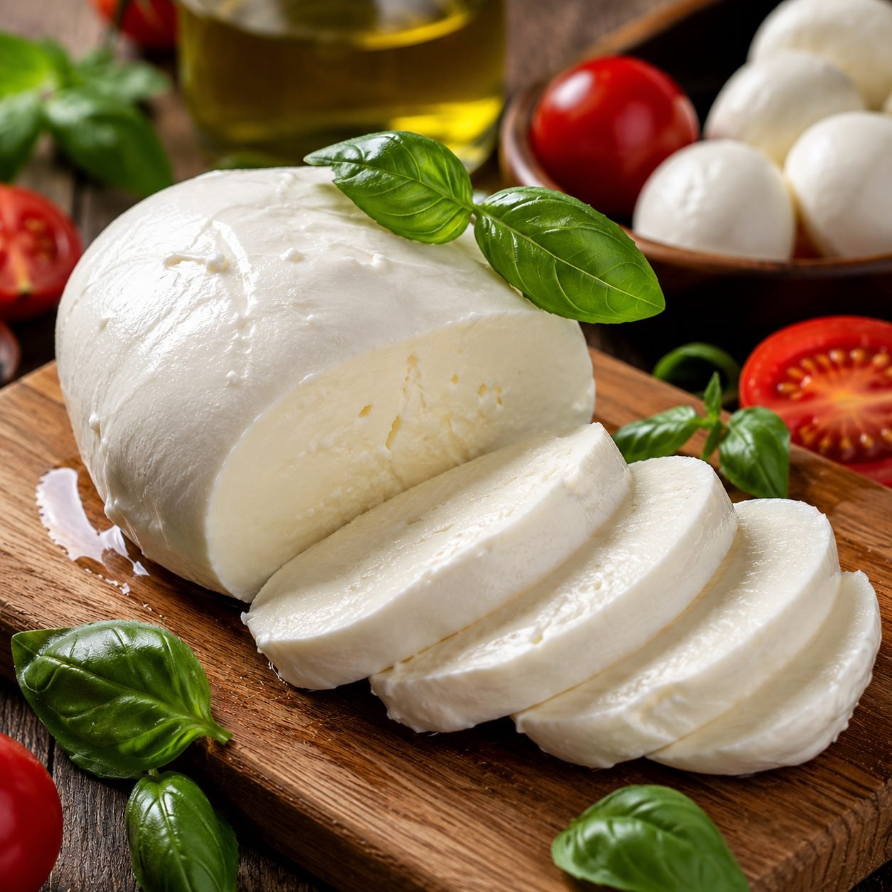 Mozzarella Cheese | Fresh Italian Cheese with a Soft and Creamy Texture