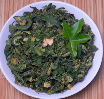 Zambian Tute ne Mbalala Recipe | Traditional Pumpkin Leaves and Groundnut Dish