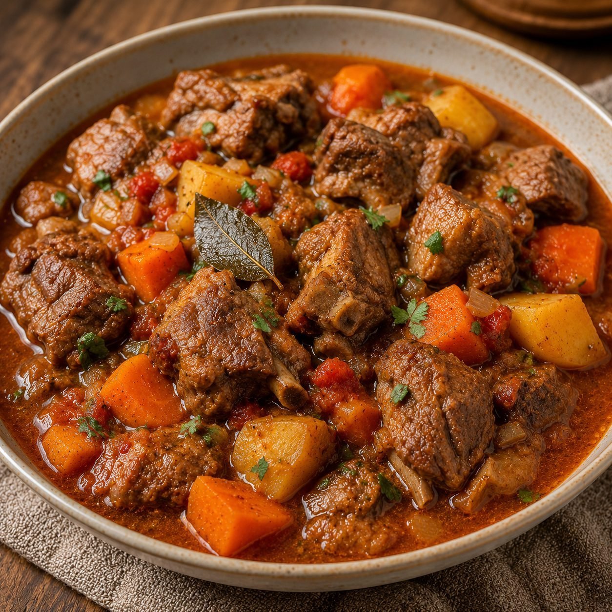 Ensopado de Cabrito Recipe | Traditional Angolan Goat Stew