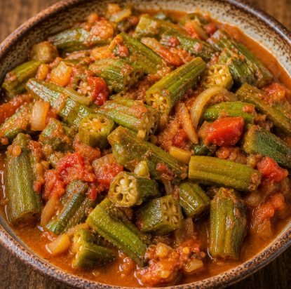 Quiabos Guisados Recipe | Traditional Angolan Okra Stew
