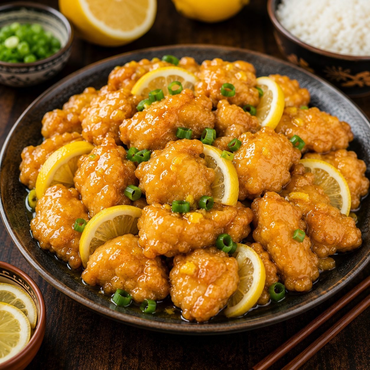 Chinese Lemon Chicken Recipe | Crispy Chicken with a Bright and Zesty Lemon Sauce
