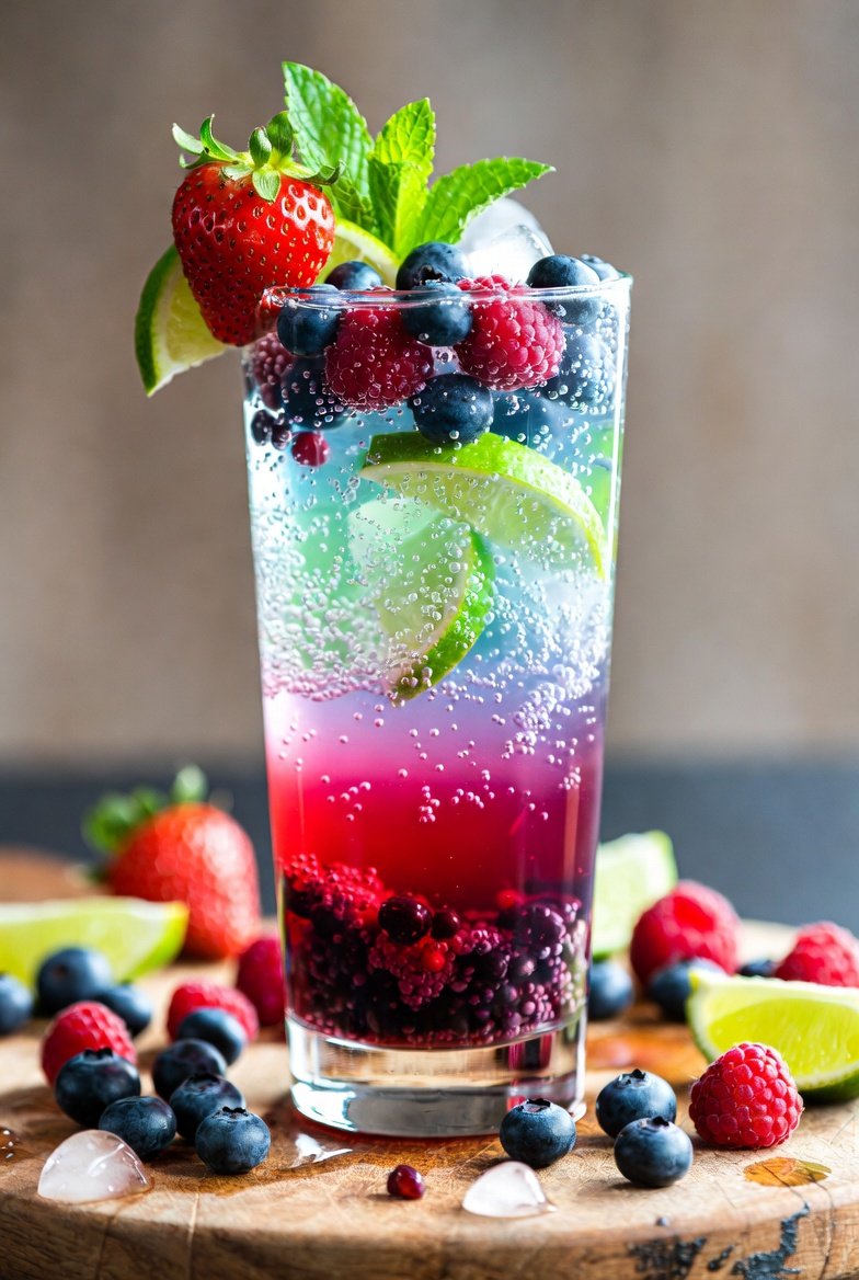 Berry Lime Fizz