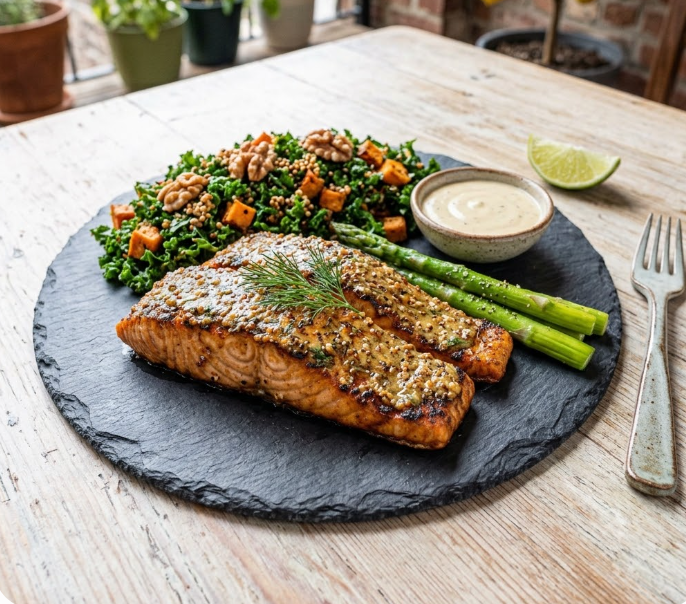 Dijon Mustard Salmon Recipe | Creamy, Tangy & Flavorful Baked Salmon