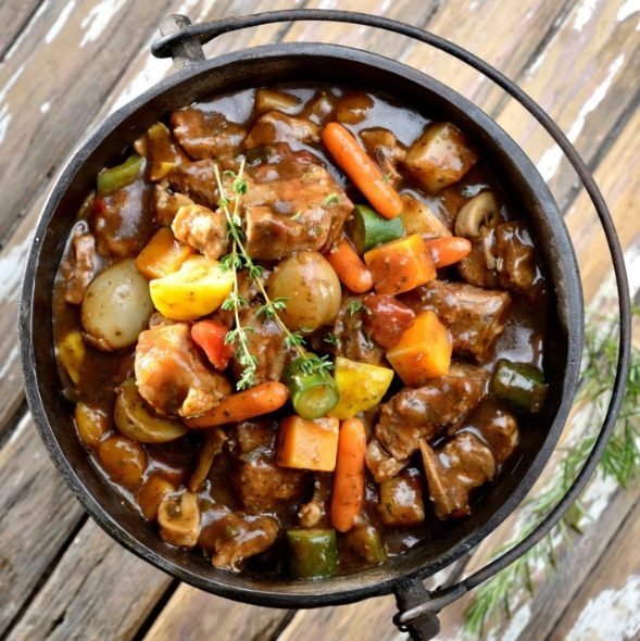 South African Potjiekos | Traditional Slow-Cooked Meat and Vegetable Stew Recipe