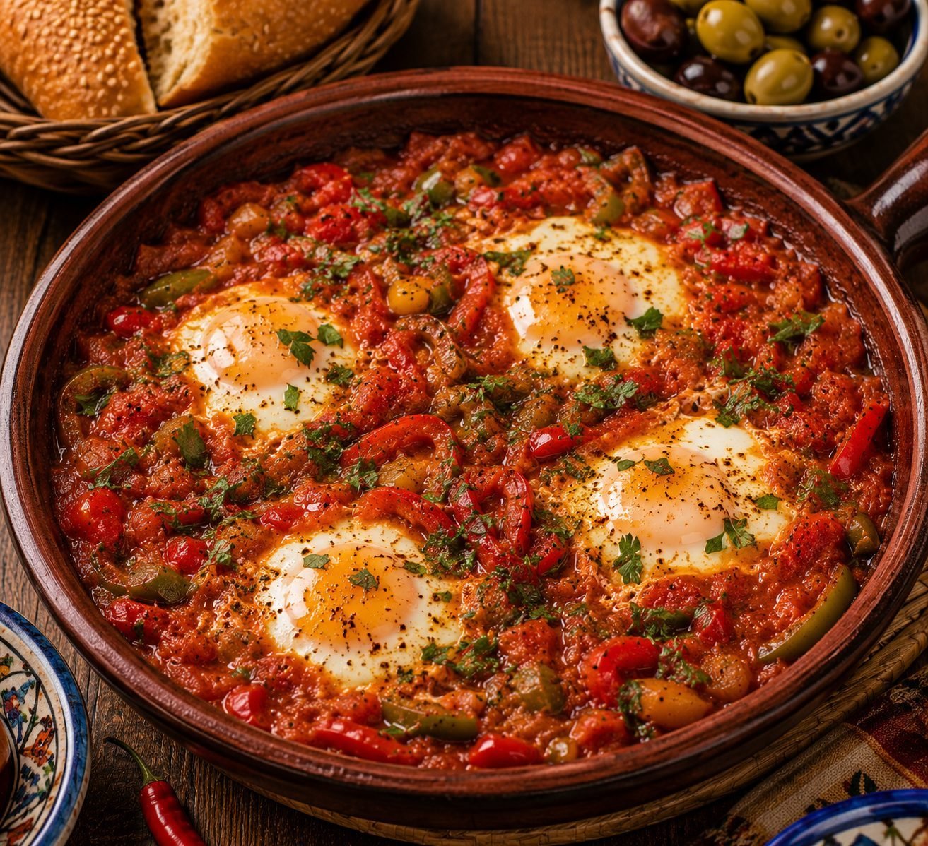 Chakchouka Tunisienne | Authentic Tunisian Shakshuka Recipe