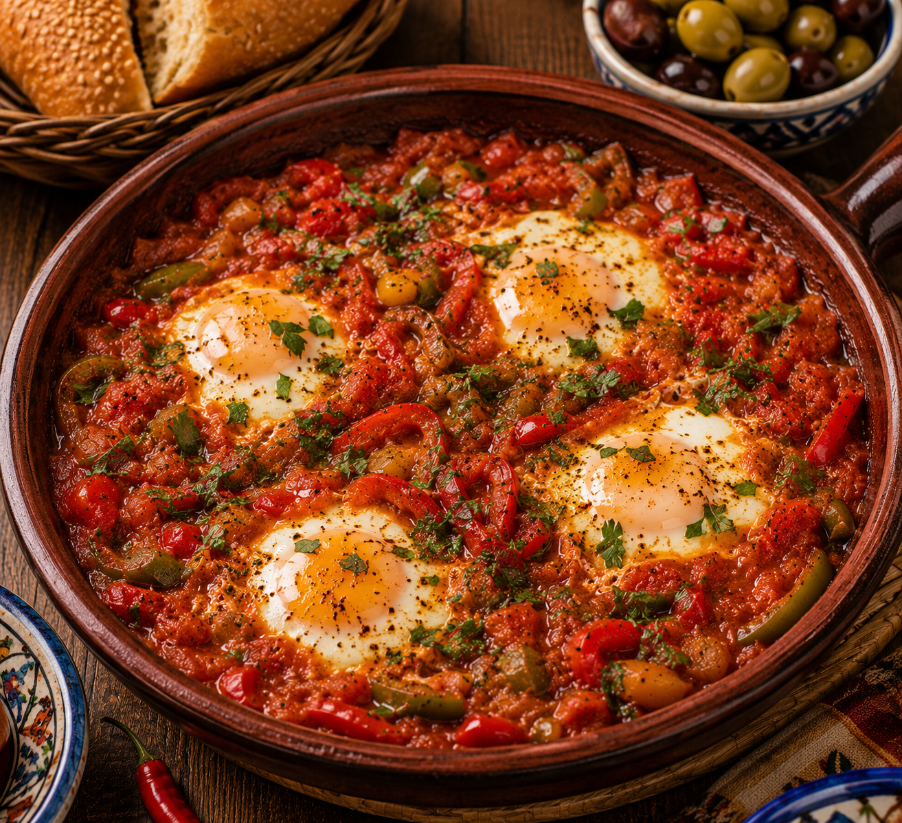 Chakchouka Tunisienne | Authentic Tunisian Shakshuka Recipe