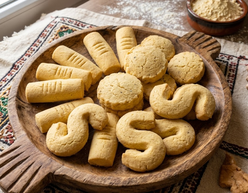 Tunisian Ghrayba | Authentic Melt-in-Your-Mouth Shortbread Cookie Recipe