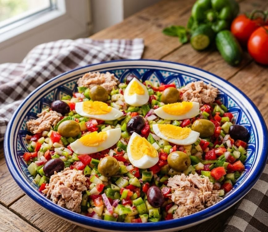 Slata Tounsia | Authentic Tunisian Salad Recipe