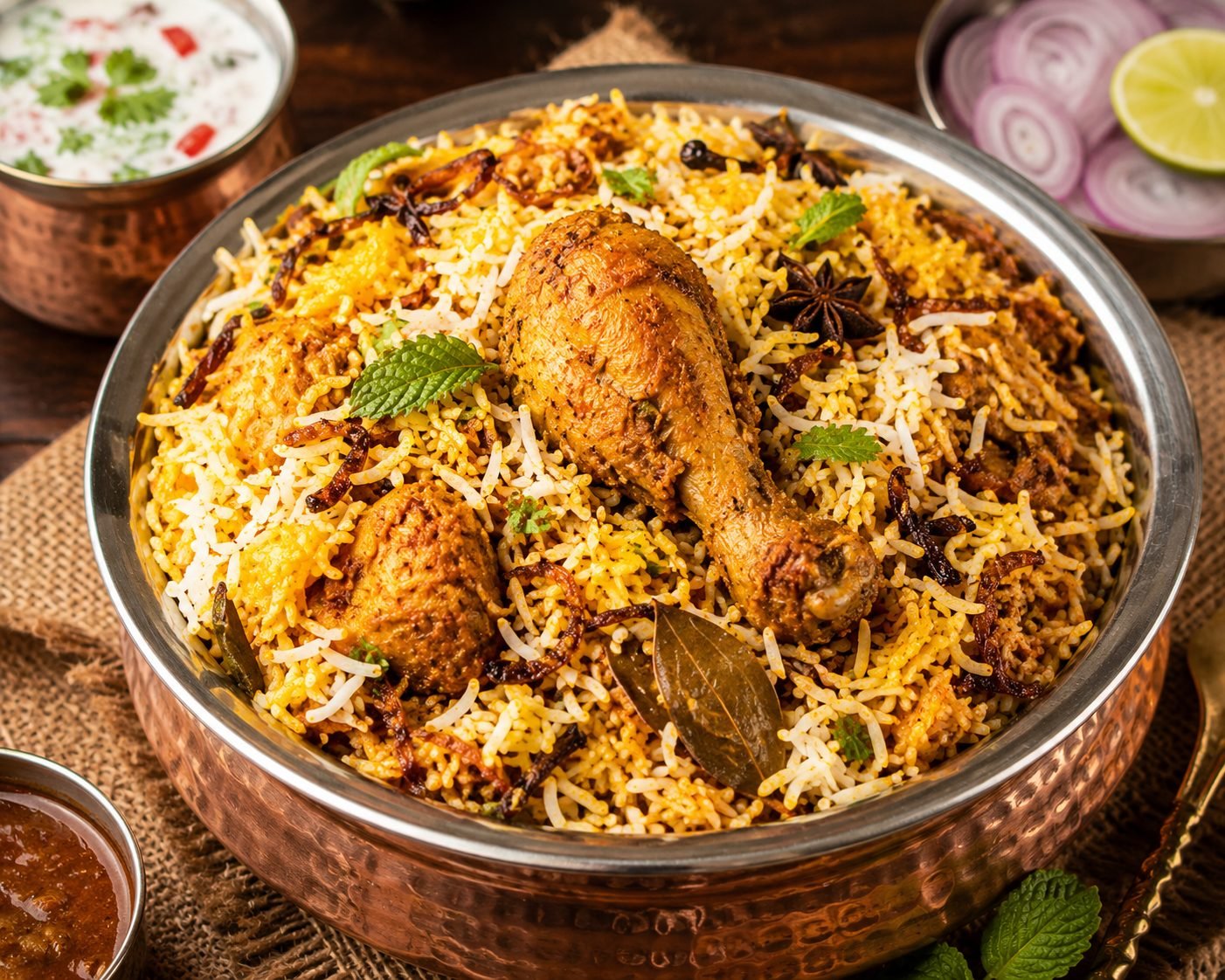 Indian Hyderabadi Biryani