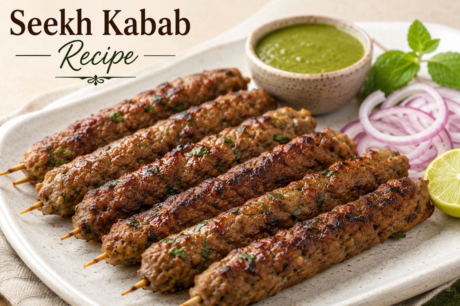 Seekh Kabab Recipe