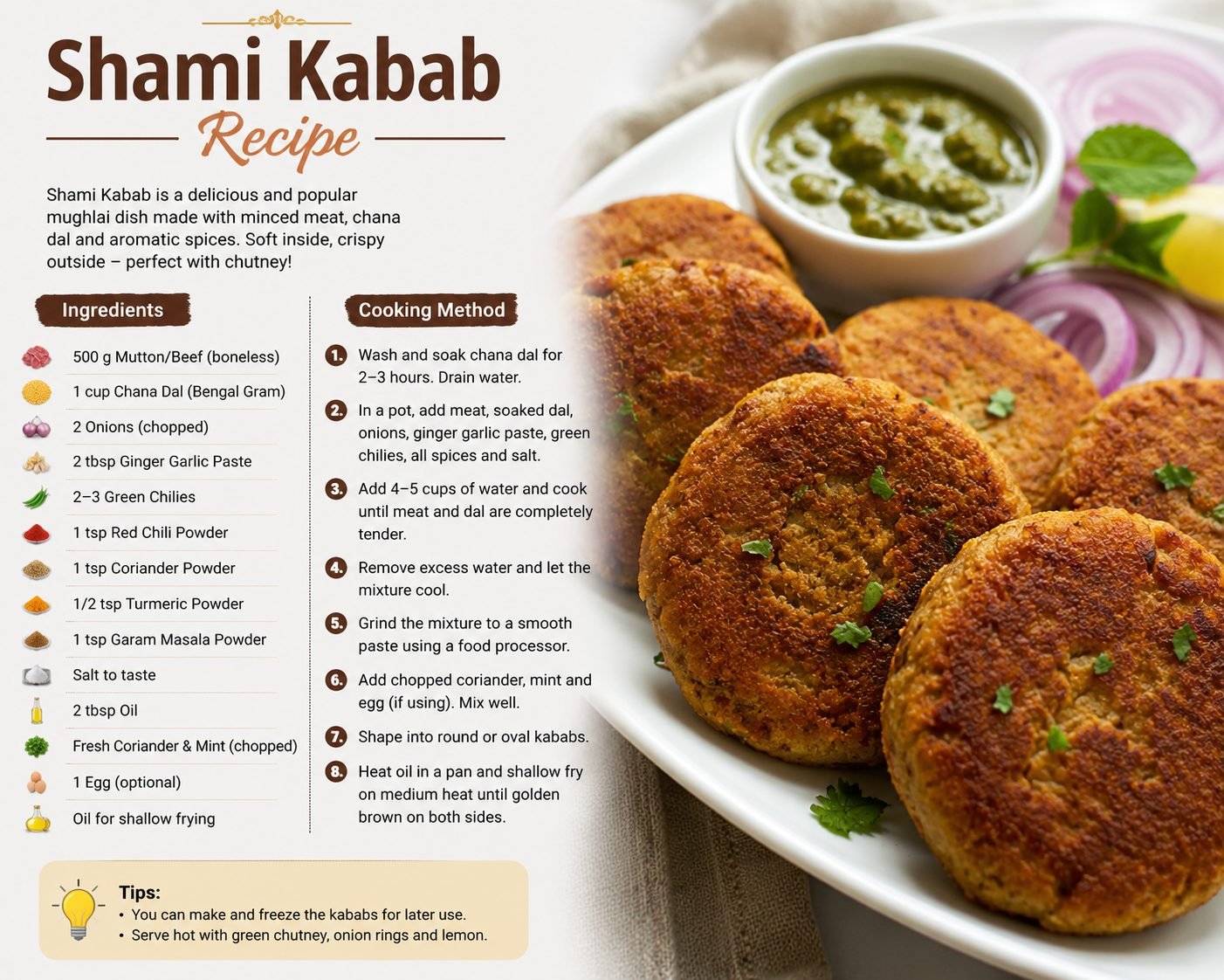 Shami Kabab Recipe