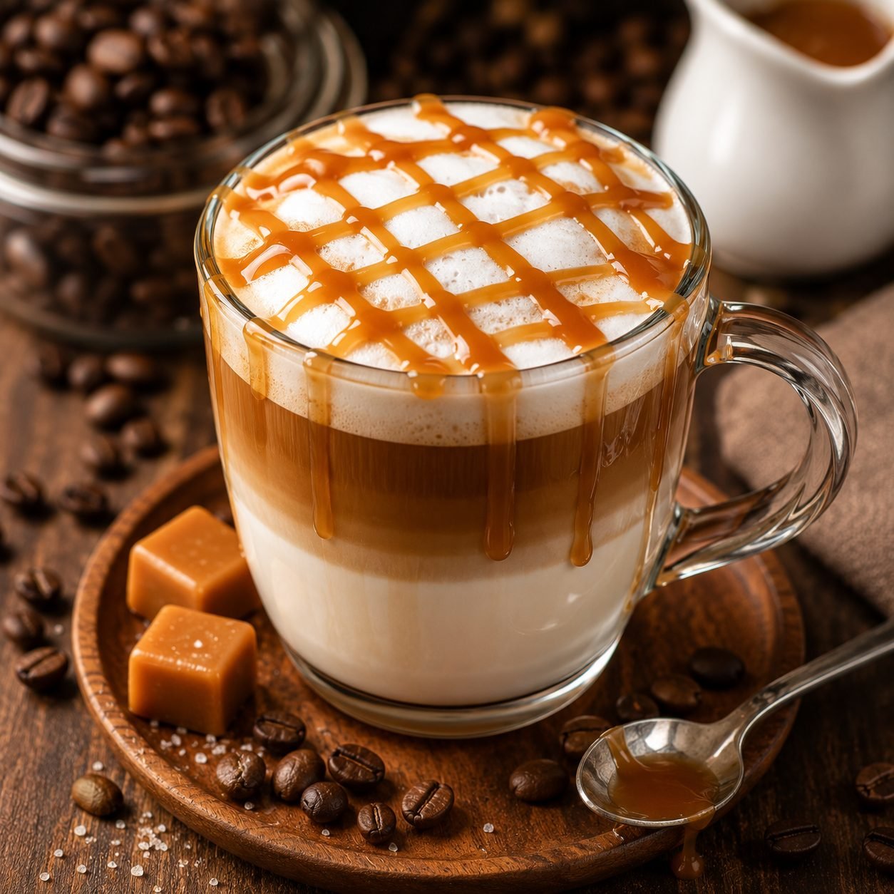 Classic Caramel Macchiato Coffee Recipe | Easy Café-Style Caramel Espresso Drink