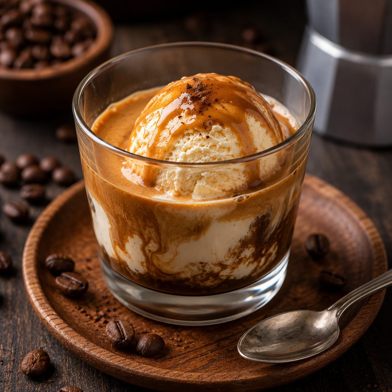 Affogato Coffee Recipe | Italian Espresso with Vanilla Ice Cream