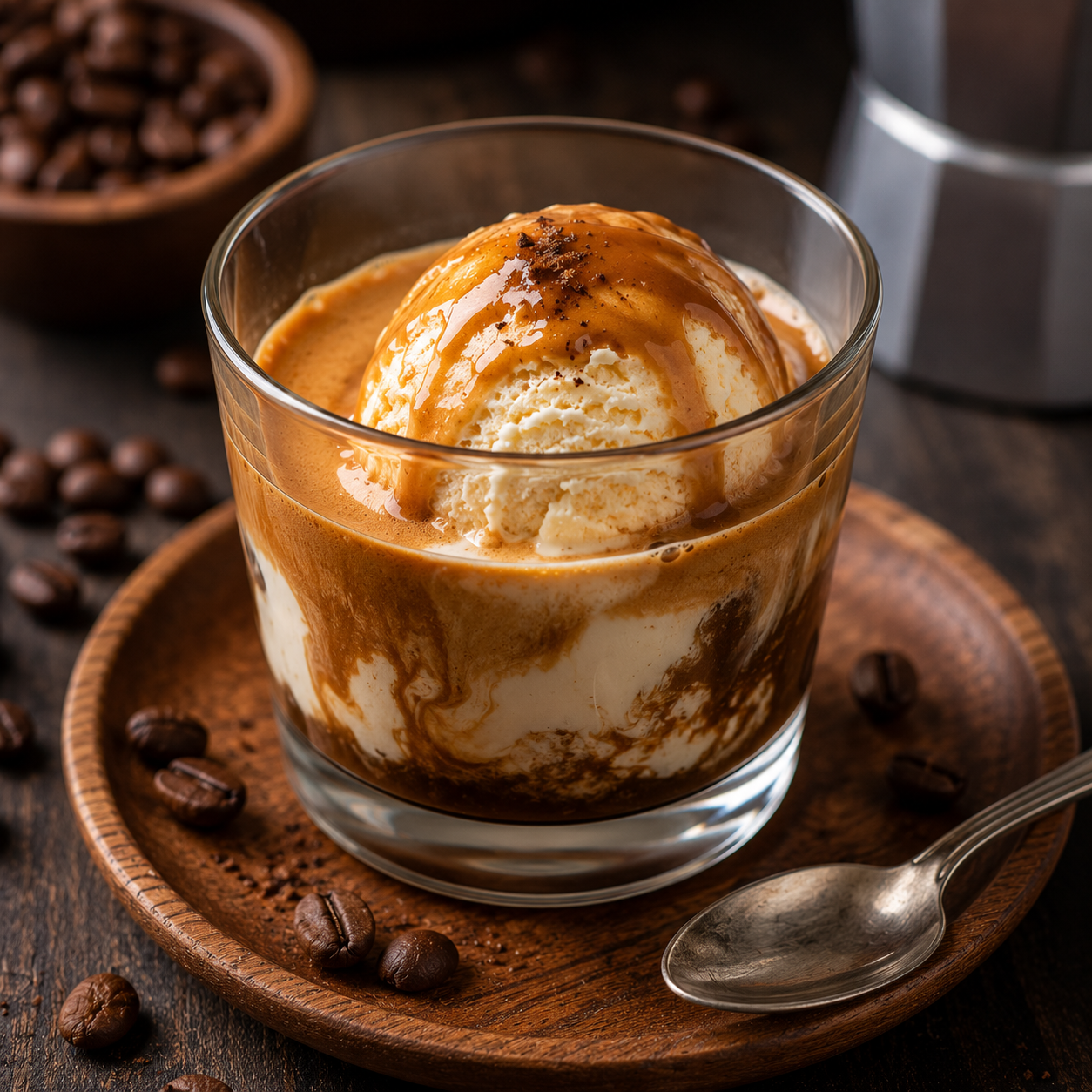Affogato Coffee Recipe | Italian Espresso with Vanilla Ice Cream