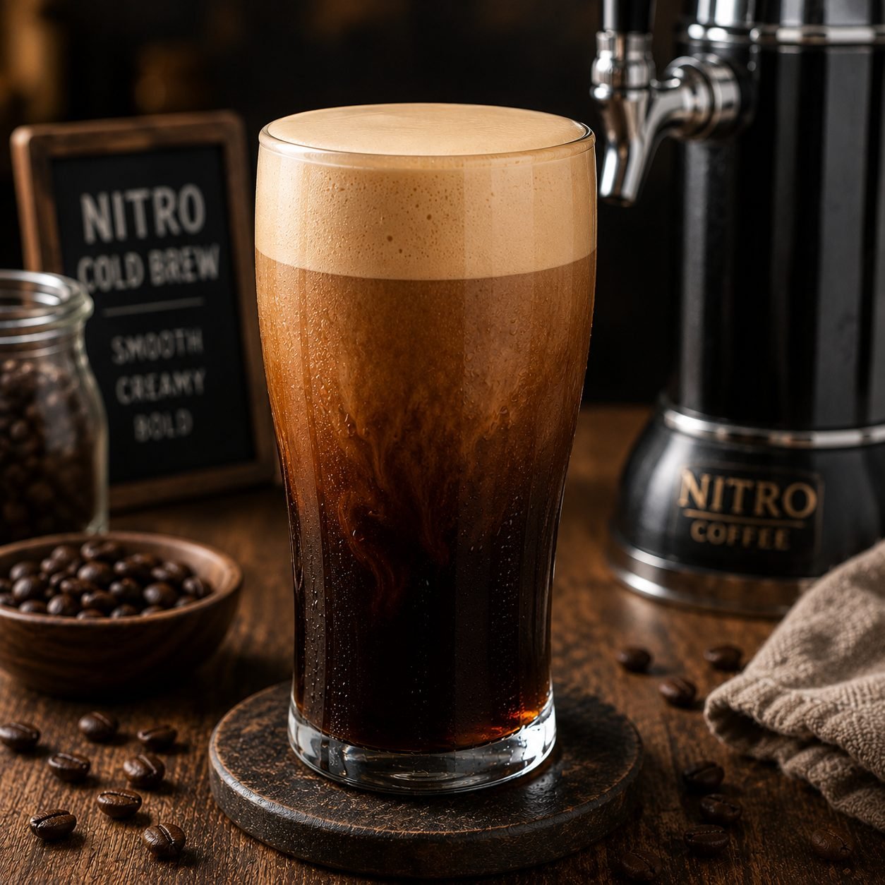 Classic Nitro Coffee Recipe (Smooth Cold Brew Infused with Nitrogen)