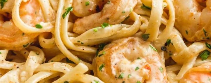 Creamy Garlic Shrimp Pasta