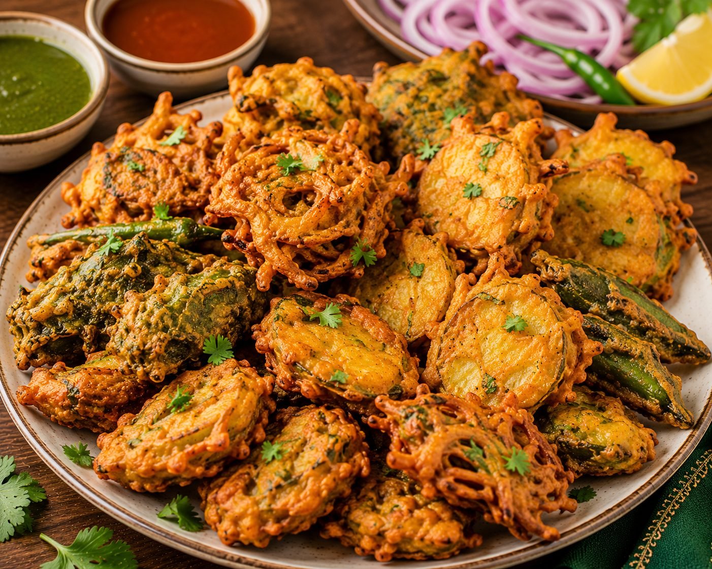 Authentic Pakistan Pakora Recipe | Traditional Crispy Gram Flour Fritters