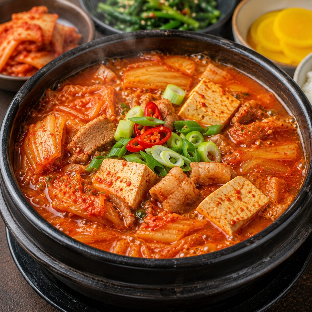 South Korean Kimchi Stew (Kimchi Jjigae) Recipe | Authentic Spicy Kimchi Soup